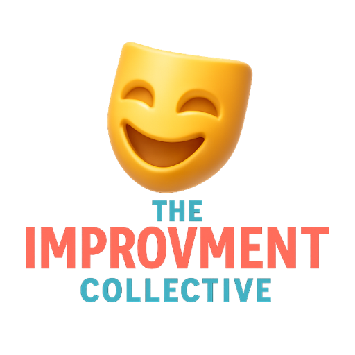 Improv Collective Comedy Mask Logo